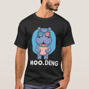 Adorable Niedlich Happy Baby Pygmy Hippo Moo Deng T-Shirt
