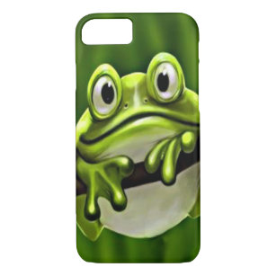Adorable Niedliche Lächeln Grünen Frosch im Baum Case-Mate iPhone Hülle