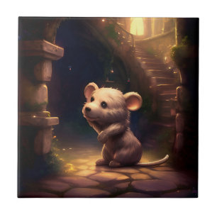 Adorable Niedliche Maus Fliese