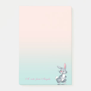 Adorable Niedlicher Cartoon Bunny Post-it Klebezettel