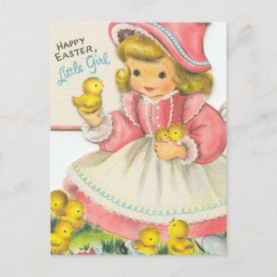 Adorable Oaster Little Girl Postkarte