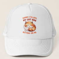 Adorable Orange Tabby Cat - Sorry, ich bin spät