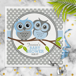 Adorable Owls Baby Dusche Serviette