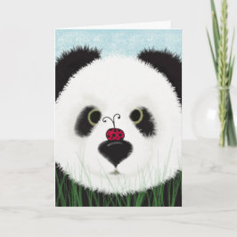 Adorable Panda Bear Karte