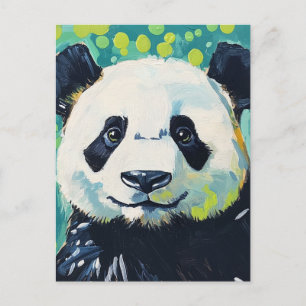 Adorable Panda Bear Postkarte