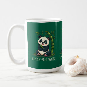 Adorable Panda Hugging Bamboo Niedlicher Cartoon G Kaffeetasse