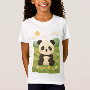 Adorable Panda in der Frühjahrsmesse - Süße Tier P T-Shirt