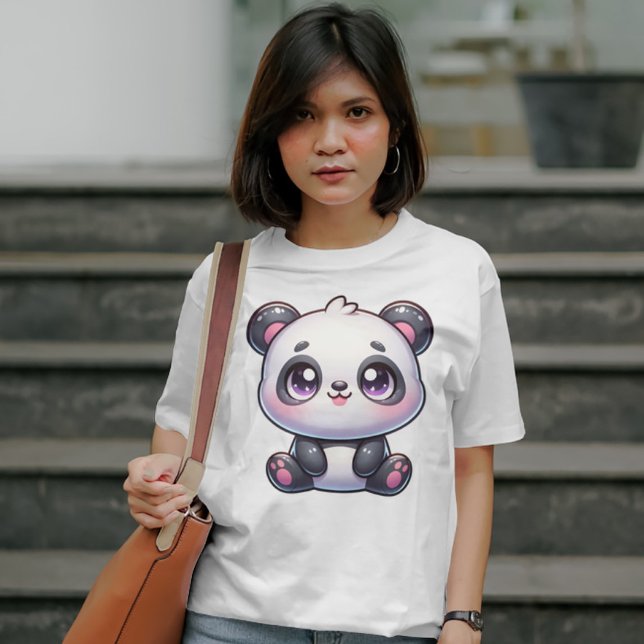 Adorable Panda Pal kawaii T-Shirt (Von Creator hochgeladen)