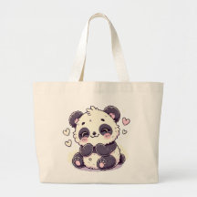 Adorable Panda Tote Bag - Niedliches Zubehör