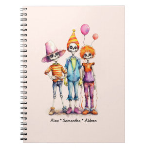 Adorable Pastel Zombie Trio - Niedliches Halloween Notizblock