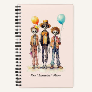 Adorable Pastel Zombie Trio - Niedliches Halloween Notizbuch