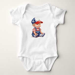 ADORABLE PATRIOTISCHE KLEINE BABY JUGEND STRAMPLER