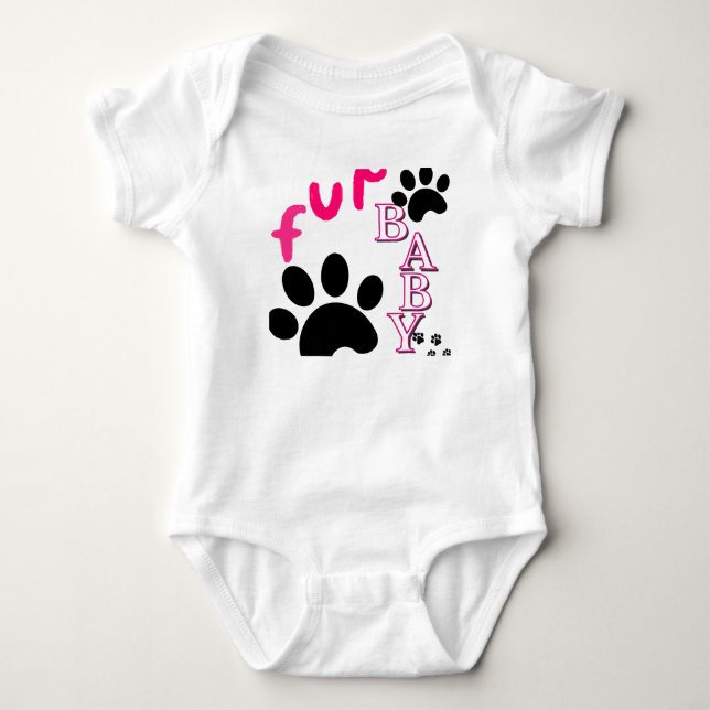 Adorable PetLover Baby Bodysuit Süße Tier Design Strampler (Vorderseite)
