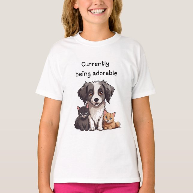 Adorable pets  T-Shirt (Vorderseite)