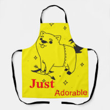 Adorable Piggie zeichnend in Schwarz und Rot