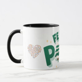 "Adorable Pine Graphic Design: frisch, natürlich, Tasse