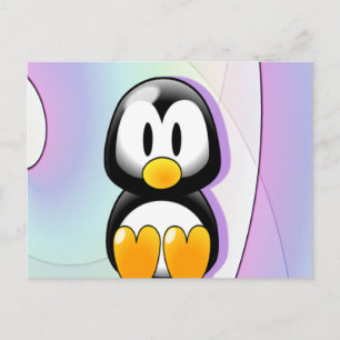 Adorable Pinguin Postkarte