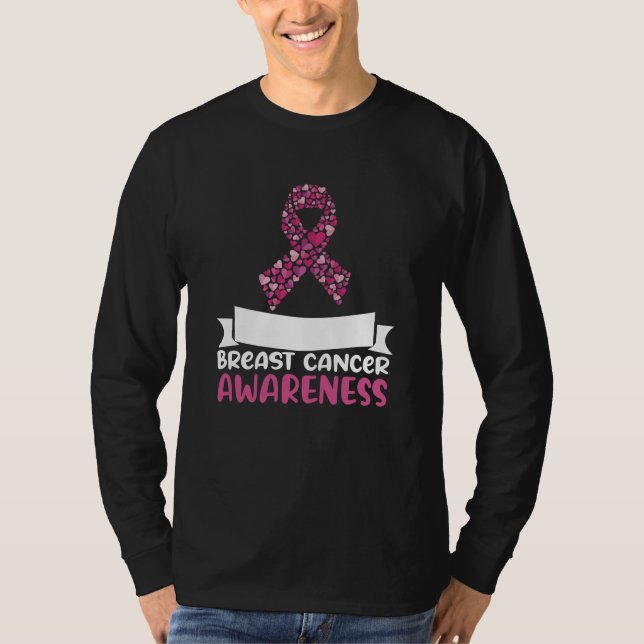 Adorable Pink Ribbon Brustkrebs Bewusstsein Frauen T-Shirt (Vorderseite)