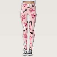 Adorable Pink White Llama Maraca Cactus Floral