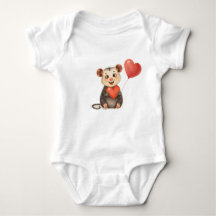 Adorable Possum Baby Bodysuit