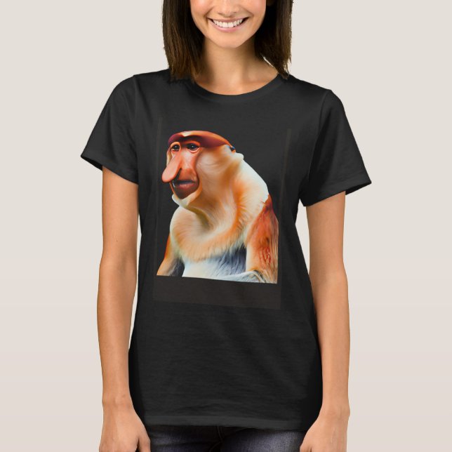 Adorable Proboscis Monkey T-Shirt (Vorderseite)