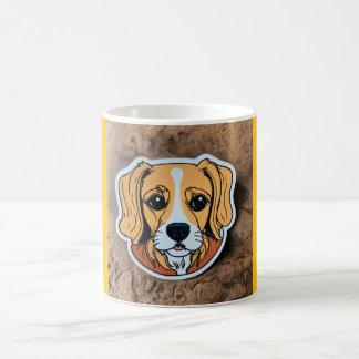 "Adorable Pup Perched on a Cup" Kaffeetasse