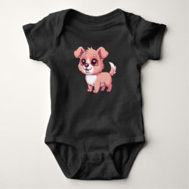 Adorable Puppy Baby Bodysuit Strampler