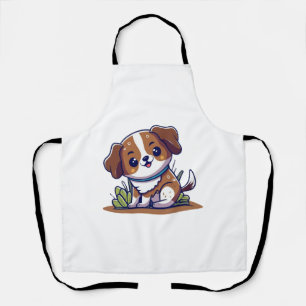 Adorable Puppy Liebe Classic T - Shirt Schürze