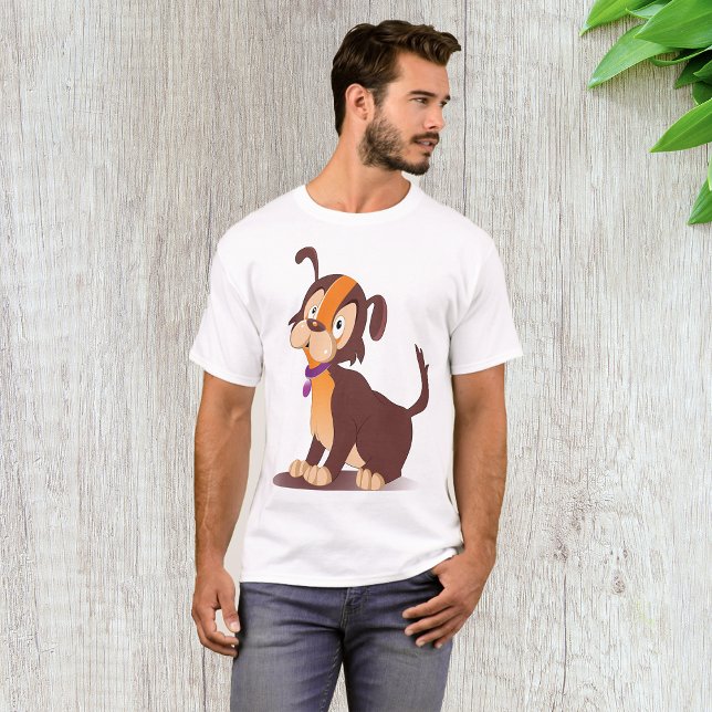 Adorable Puppy Mens T - Shirt (Von Creator hochgeladen)