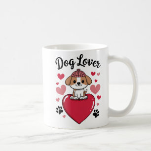 "Adorable Puppy with Heart - Dog Lover Gift Kaffeetasse