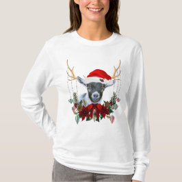 Adorable Pygmy Baby Kid Weihnachtsziege T-Shirt