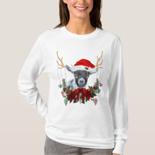 Adorable Pygmy Baby Kid Weihnachtsziege T-Shirt