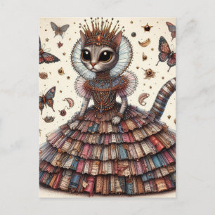 Adorable Queen Cat Postkarte