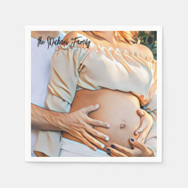 Adorable queen mom eternal love serviette