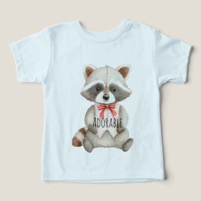 Adorable Raccoon Animal (Design Vorderseite)
