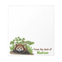 Adorable Red Panda Kinder Personalisiert