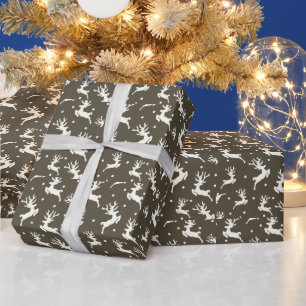 Adorable Rentiers Geschenkpapier