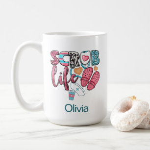 Adorable Retro Scrub Lebensversicherung Kaffeetasse