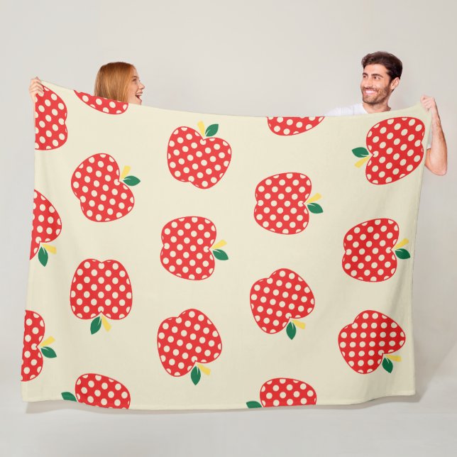 Adorable Retromuster Fleecedecke (Beispiel)