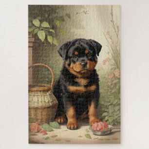 Adorable Rottweiler Puzzle
