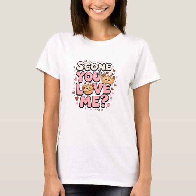 Adorable Scone Graphics für Backfans T-Shirt (Vorderseite)