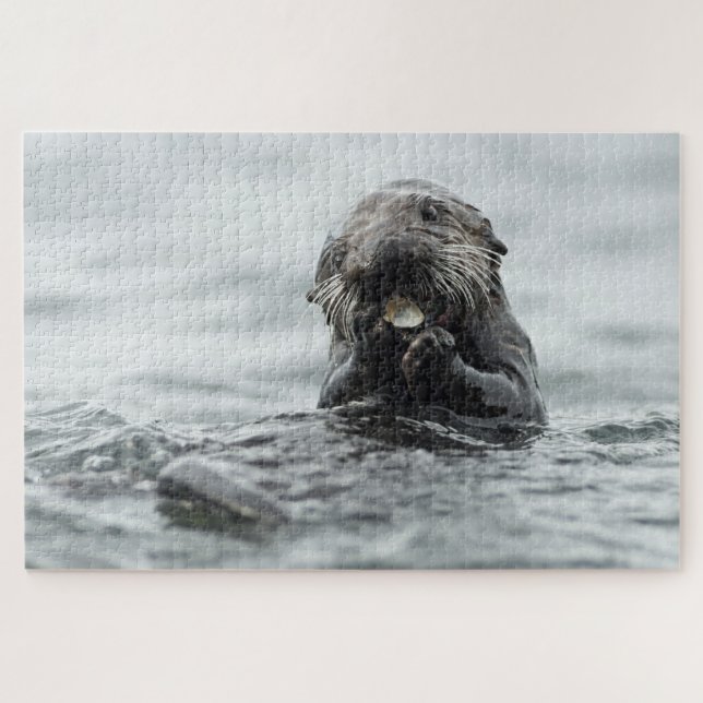 Adorable Sea Otter Puzzle (Horizontal)