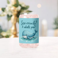 Adorable "Sea rrious? Ein Whale Pun?" Ocean Design