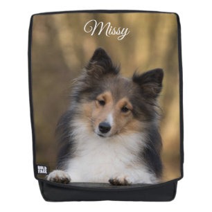 Adorable Sheltie *personalize* Rucksack