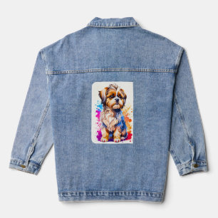 Adorable Shih Tzu Jeansjacke