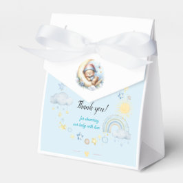 Adorable Sleepy Teddy Bären auf dem Mond Baby Dusc Geschenkschachtel