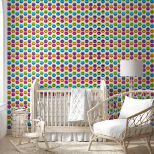 "Adorable Smile Emoji Pattern Collection" Tapete