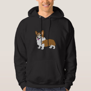 Adorable Smiling Welsh Corgi 482 Hoodie