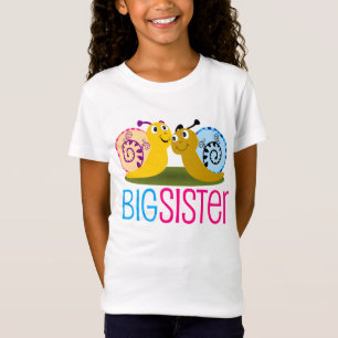 Adorable Snail Big Sister Girls' T - Shirt