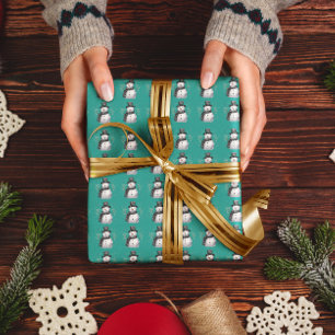 Adorable Snowman Geschenkpapier